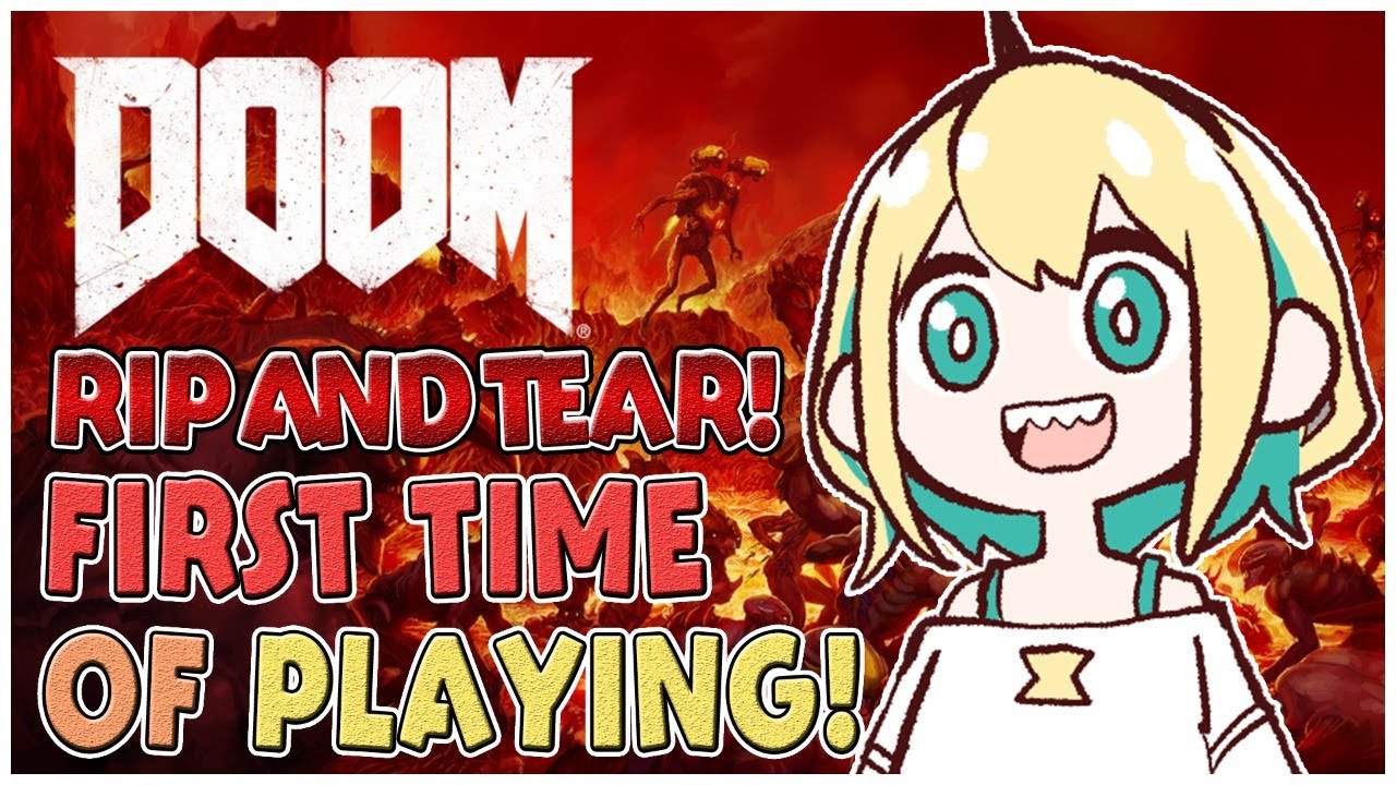 【DOOM 2016】PLAYING DOOM FOR THE FIRST TIME! 【#天野ピカミィ⧸ #voms_project 】